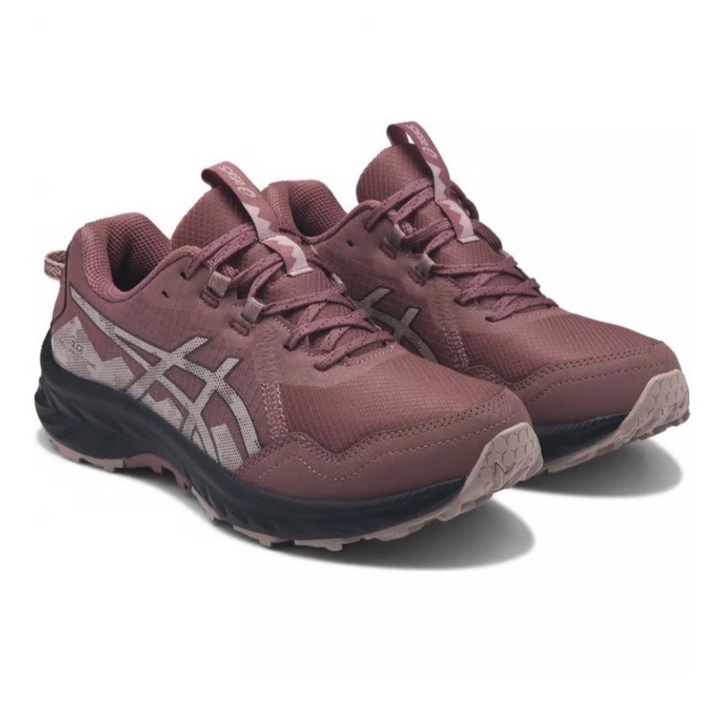 Asics Gel-Venture 9 Womens Trail Running Shoes Mauve Black Size 7.5 Hiking EUC